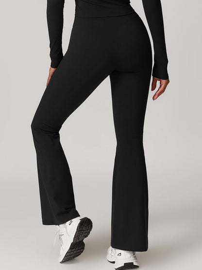 BUYCO Female Flare V-shape High-waisted Leggings