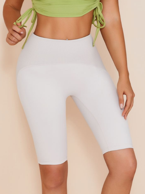 BUYCO Female Drawstring Fitted Cutout Sports Short Tracksuit