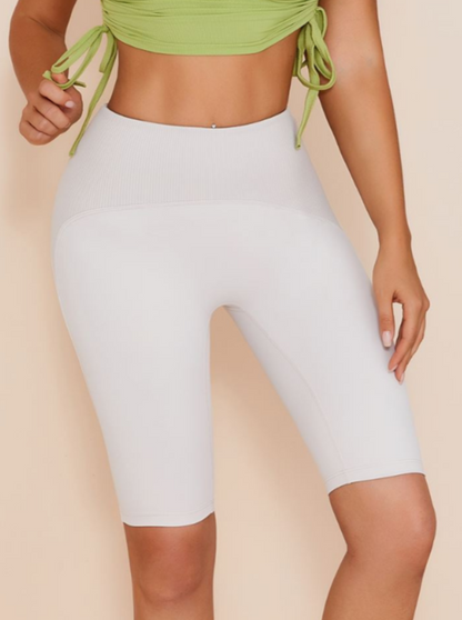 BUYCO Female Drawstring Fitted Cutout Sports Short Tracksuit