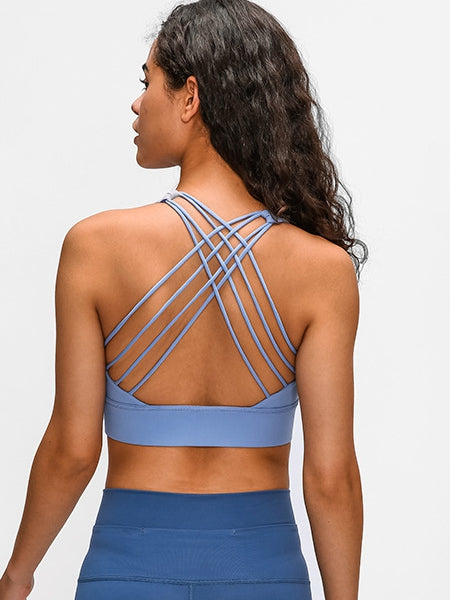 BUYCO Female Basic Cross Back Sports Bras