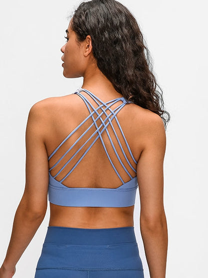 BUYCO Female Basic Cross Back Sports Bras