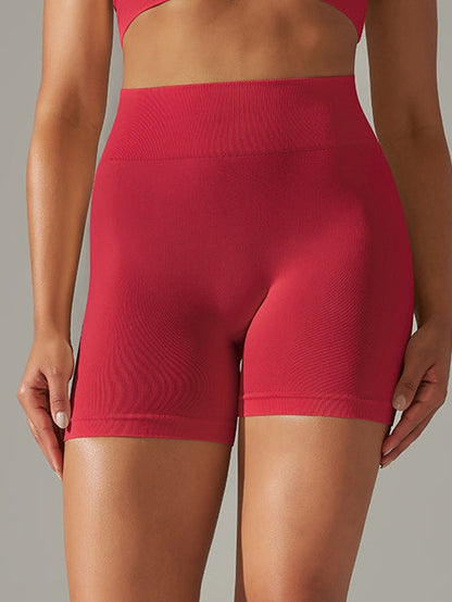 BUYCO Female Seamless Quick-drying Ruched Back Shorts