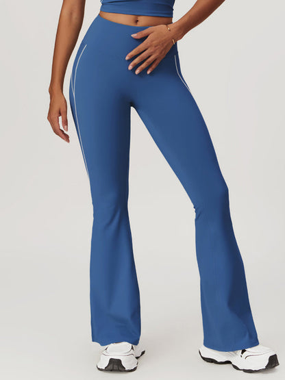 BUYCO Female Flare Hip-lift High-waisted Split Pants