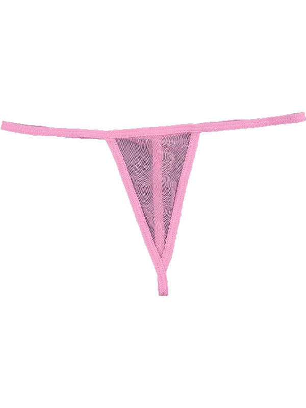 BUYCO Female Lace Print T-back Panties