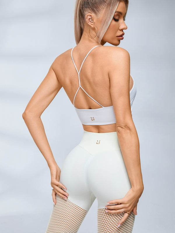 BUYCO Female Fitted Cross Back Sports Bras