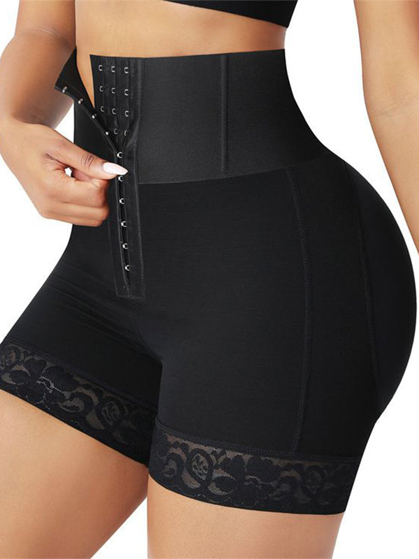 BUYCO Female Lace Zipper Push Up Design Corset Shapewear