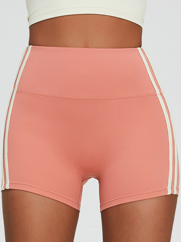 BUYCO Female Contrast Color Push Up Design Quick Dry Fit Shorts