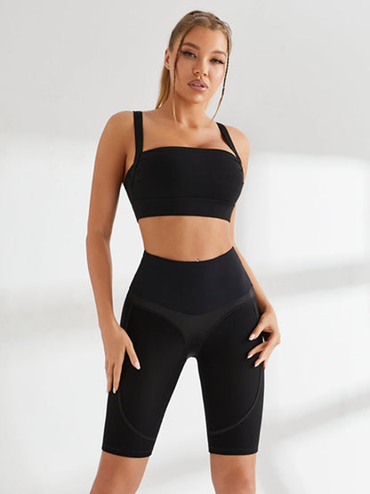 BUYCO Female Beauty Back Quick-drying Short Tracksuit