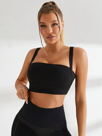 BUYCO Female Beauty Back Quick-drying Short Tracksuit