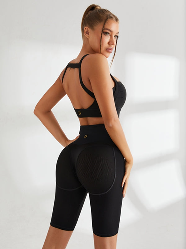 BUYCO Female Beauty Back Quick-drying Short Tracksuit