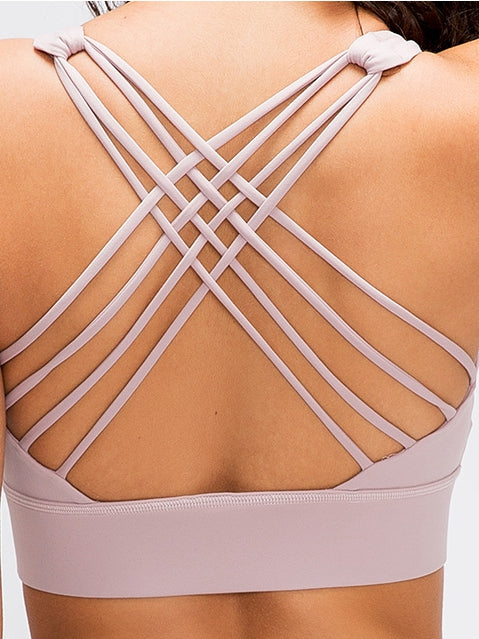 BUYCO Female Basic Cross Back Sports Bras