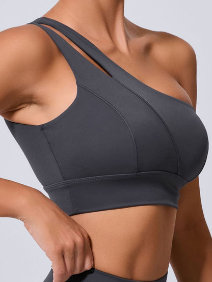 BUYCO Female Solid Color Tailoring Backless Quick Dry Sports Bras