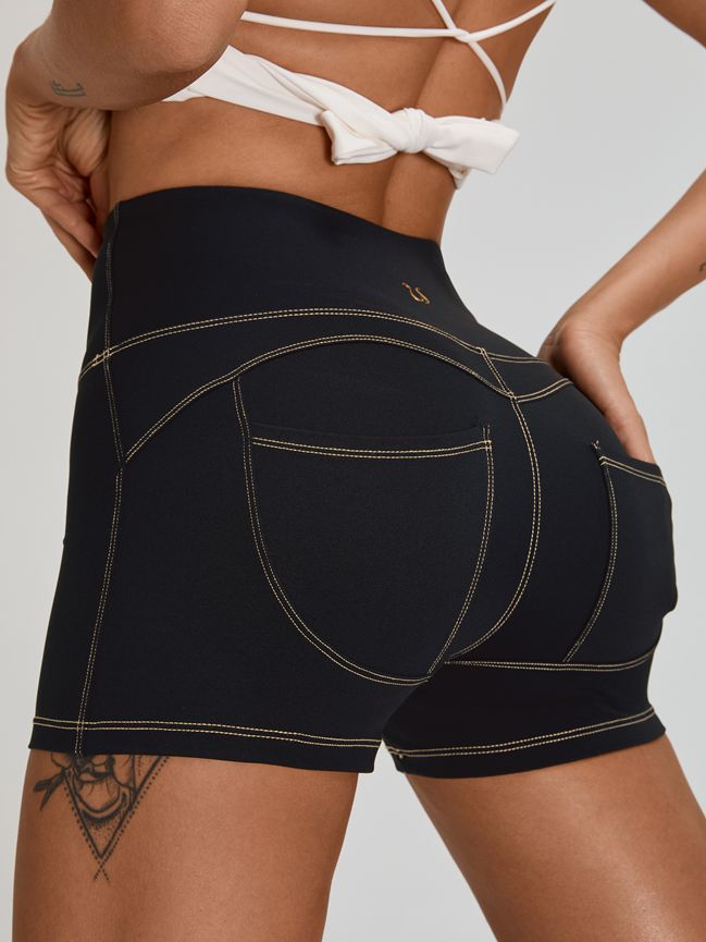 BUYCO Female Fitted Denim Pocket Quick-dry Shorts
