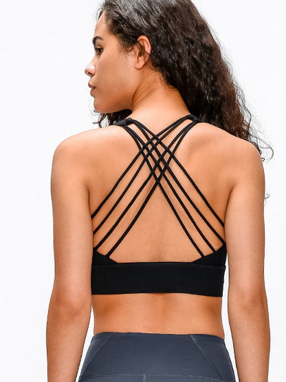 BUYCO Female Basic Cross Back Sports Bras