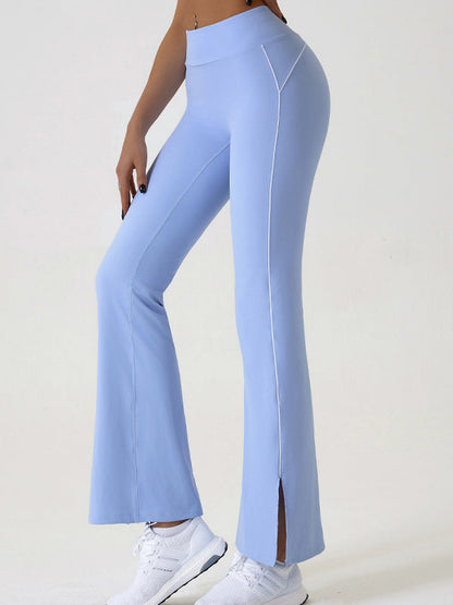 BUYCO Female Flare Hip-lift High-waisted Split Pants