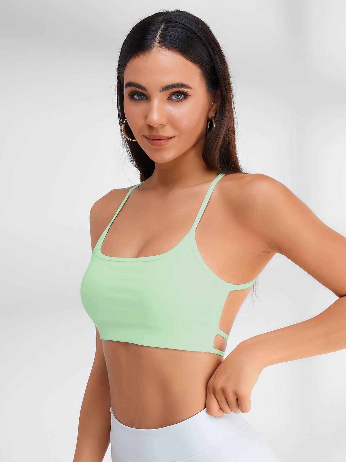 BUYCO Female Halter Beautify Back Sports Bras