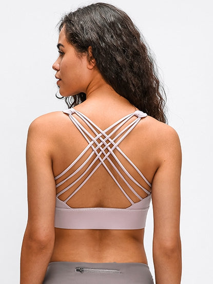 BUYCO Female Basic Cross Back Sports Bras