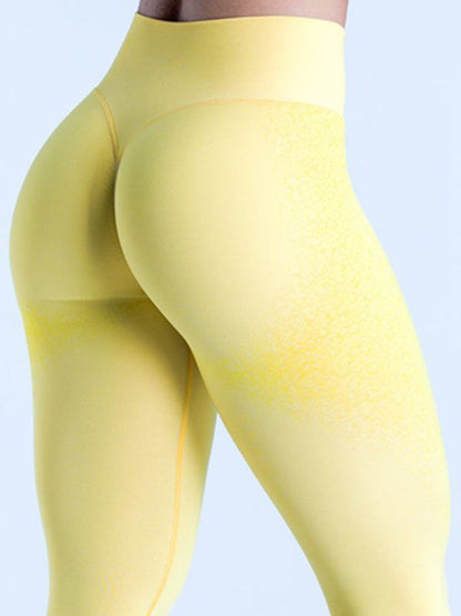 BUYCO Female Solid Color Quick Dry Hip-lift Leggings