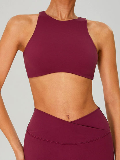 BUYCO Female Solid Color Quick Dry Sports Bras