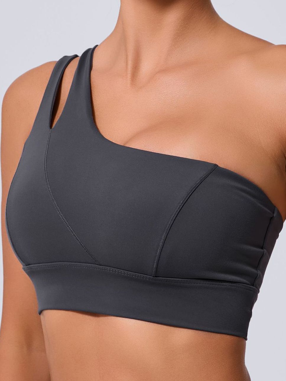BUYCO Female Solid Color Tailoring Backless Quick Dry Sports Bras