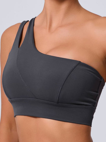 BUYCO Female Solid Color Tailoring Backless Quick Dry Sports Bras