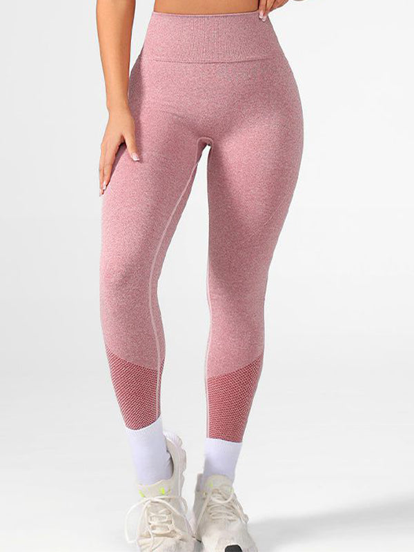BUYCO Female Quick Dry Elastic Tight Solid Color Push Up Design Leggings