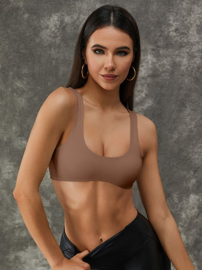 BUYCO Female Big Deep U Collar Yoga Bras