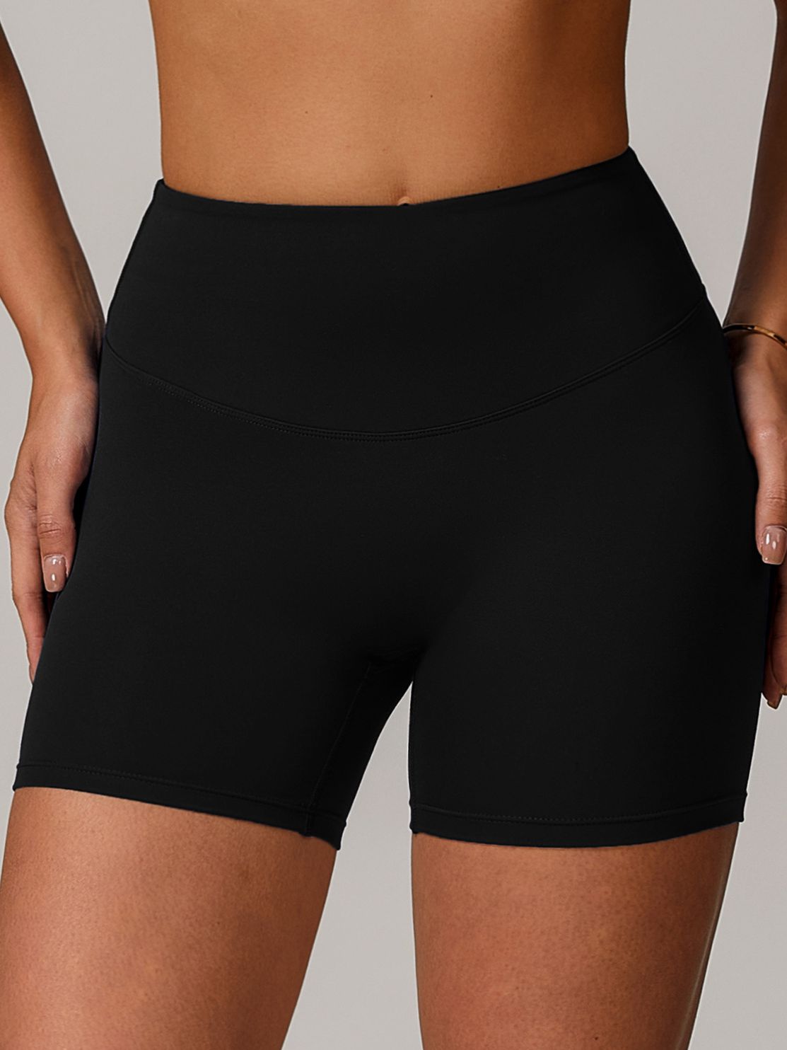BUYCO Female Solid Color Push Up Design Fit Shorts