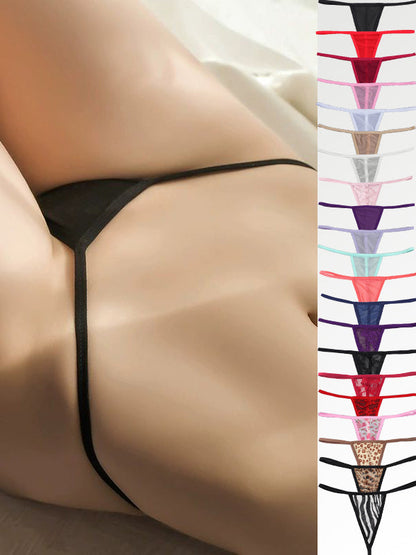 BUYCO Female Lace Print T-back Panties