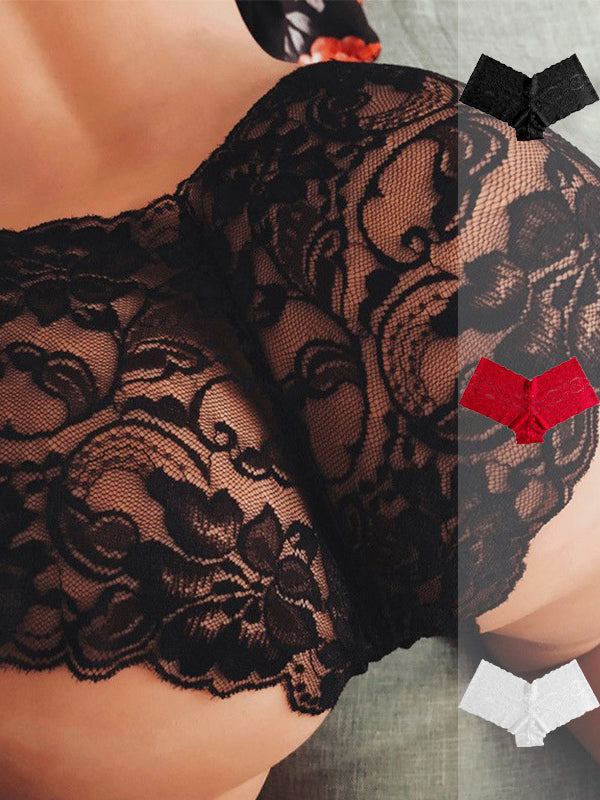 BUYCO Female Fitted Flower Lace Panties