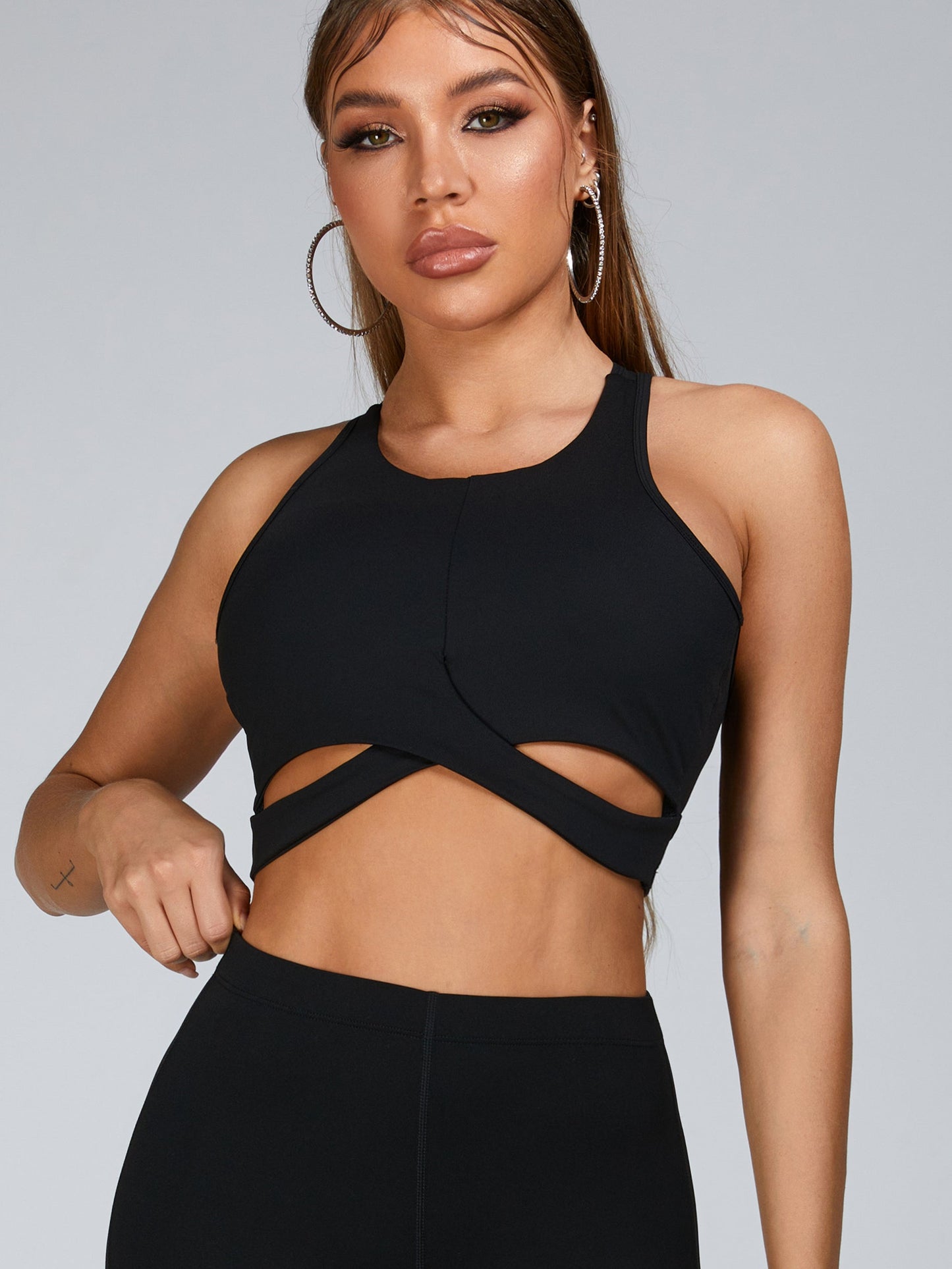 BUYCO Female Cutout Backless Sports Bras