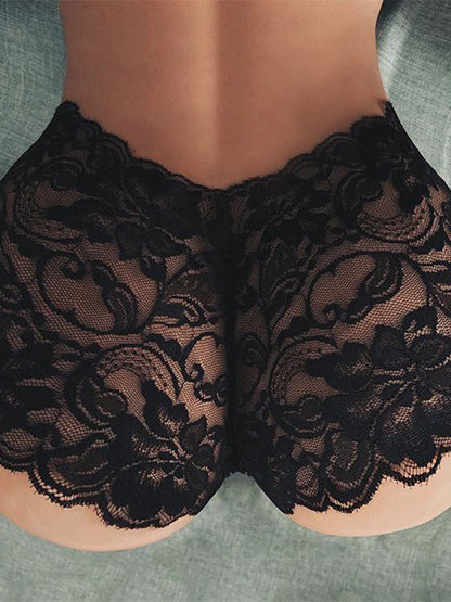 BUYCO Female Fitted Flower Lace Panties