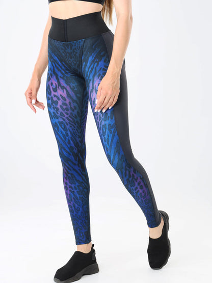 BUYCO Female Leopard Print Fly-Eye Hip-lift Leggings