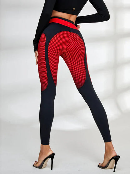 BUYCO Female Pop Style Contrast Color Leggings