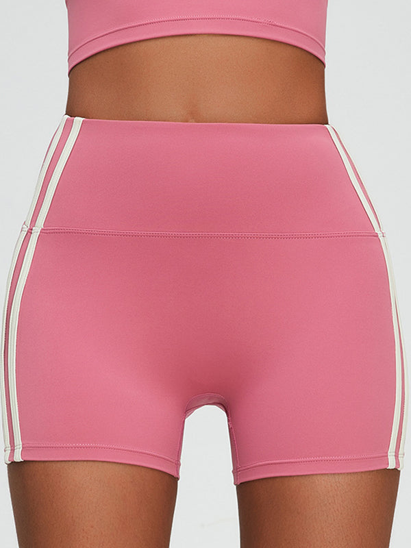 BUYCO Female Contrast Color Push Up Design Quick Dry Fit Shorts