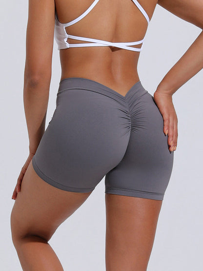 BUYCO Female Deep-V Ruched Back Leggings