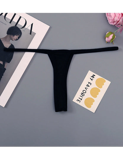 BUYCO Female Fitted Mesh Print T-Back Panties