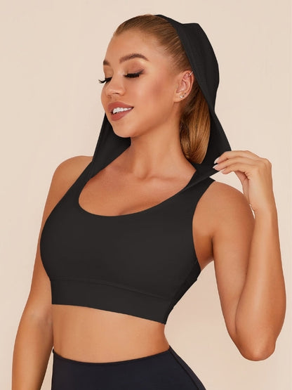 BUYCO Female Solid Color Hooded Vests