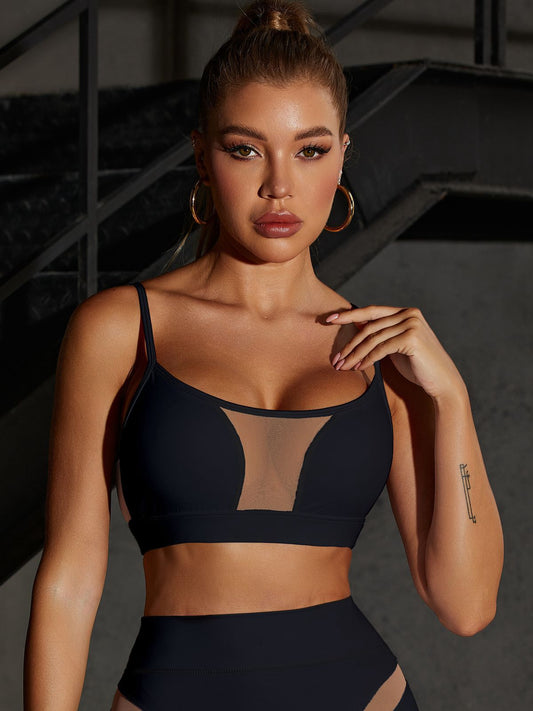 BUYCO Female Super Fitted Unique Mesh Sports Bras