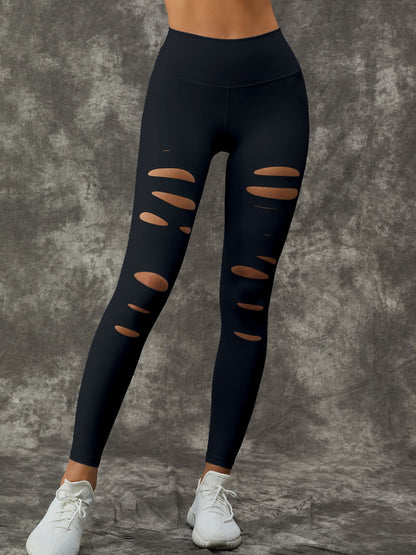 BUYCO Female Hollow Out Leggings