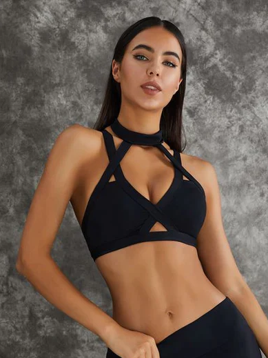 BUYCO Female Unique Cut Out Sports Bras