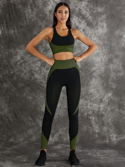 BUYCO Female 3 Pieces Long Sleeve Zippers Fitness Suit