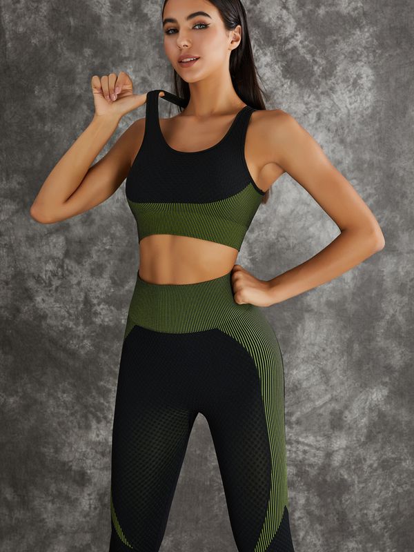 BUYCO Female 3 Pieces Long Sleeve Zippers Fitness Suit