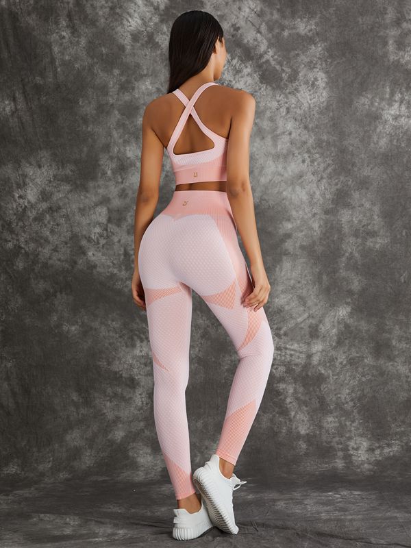 BUYCO Female 3 Pieces Long Sleeve Zippers Fitness Sportswear