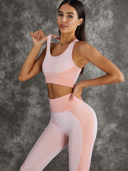 BUYCO Female 3 Pieces Long Sleeve Zippers Fitness Sportswear