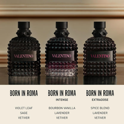 Valentino Uomo Born in Roma Intense notes detail
