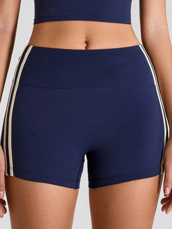 BUYCO Female Contrast Color Push Up Design Quick Dry Fit Shorts