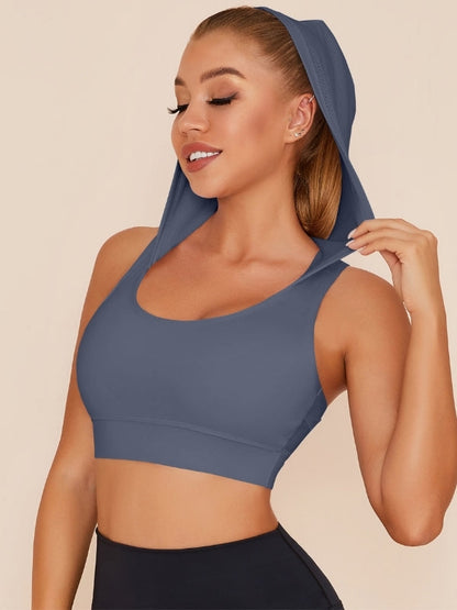 BUYCO Female Solid Color Hooded Vests