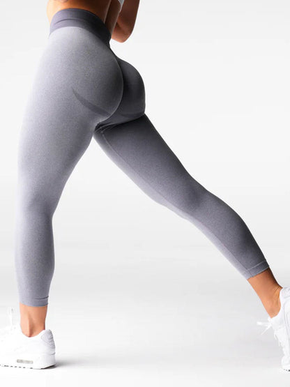 BUYCO Female Corset Contrast Color Elastic Tight Quick Dry Hip-lift Leggings