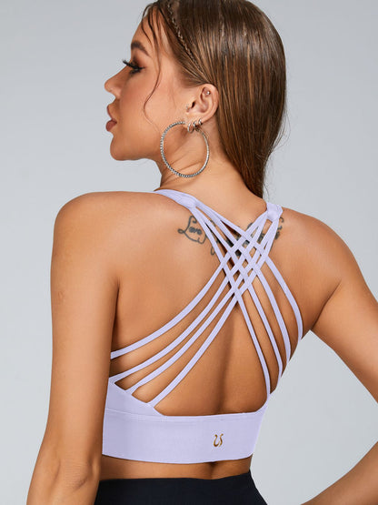BUYCO Female Basic Cross Back Sports Bras